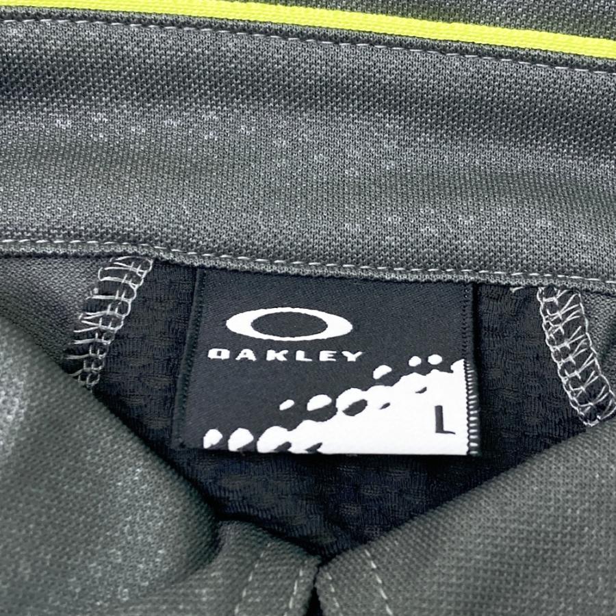 OAKLEY（オークリー） 433047JP 半袖ポロシャツ ボタンダウン 総柄