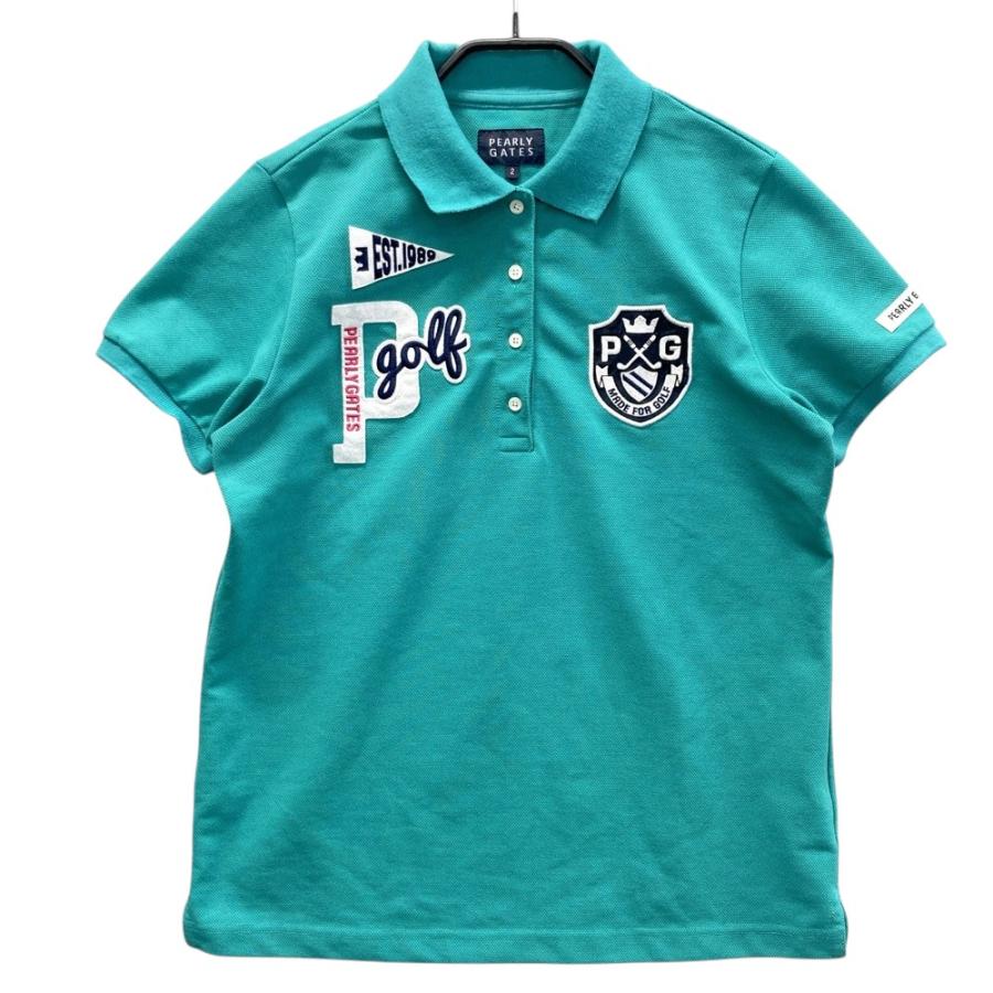 韓国 パーリーゲイツ ポロシャツ レディース 2 パーリーゲイツ ポロシャツ レディース2 半袖 ゴルフウェア 春夏