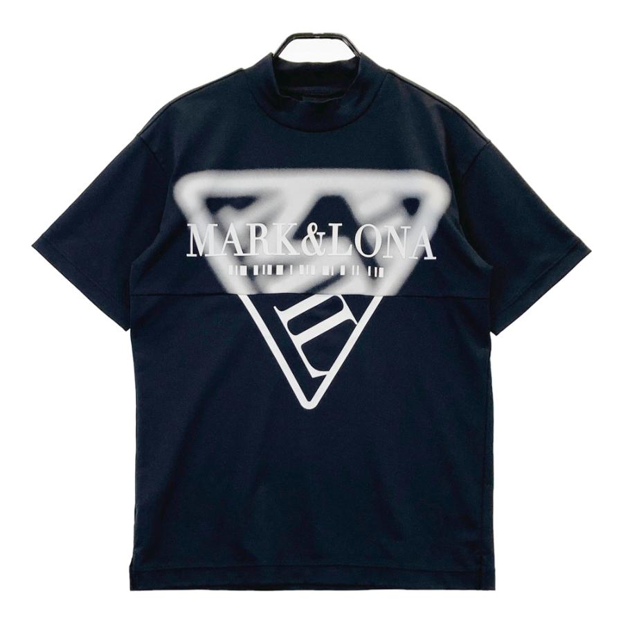 MARK&LONA マークアンドロナ　ハイネックTシャツ ゴルフウェア　ロゴ MARK&LONA マークアンドロナ ハイネックTシャツ ゴルフウェア ロゴ 超