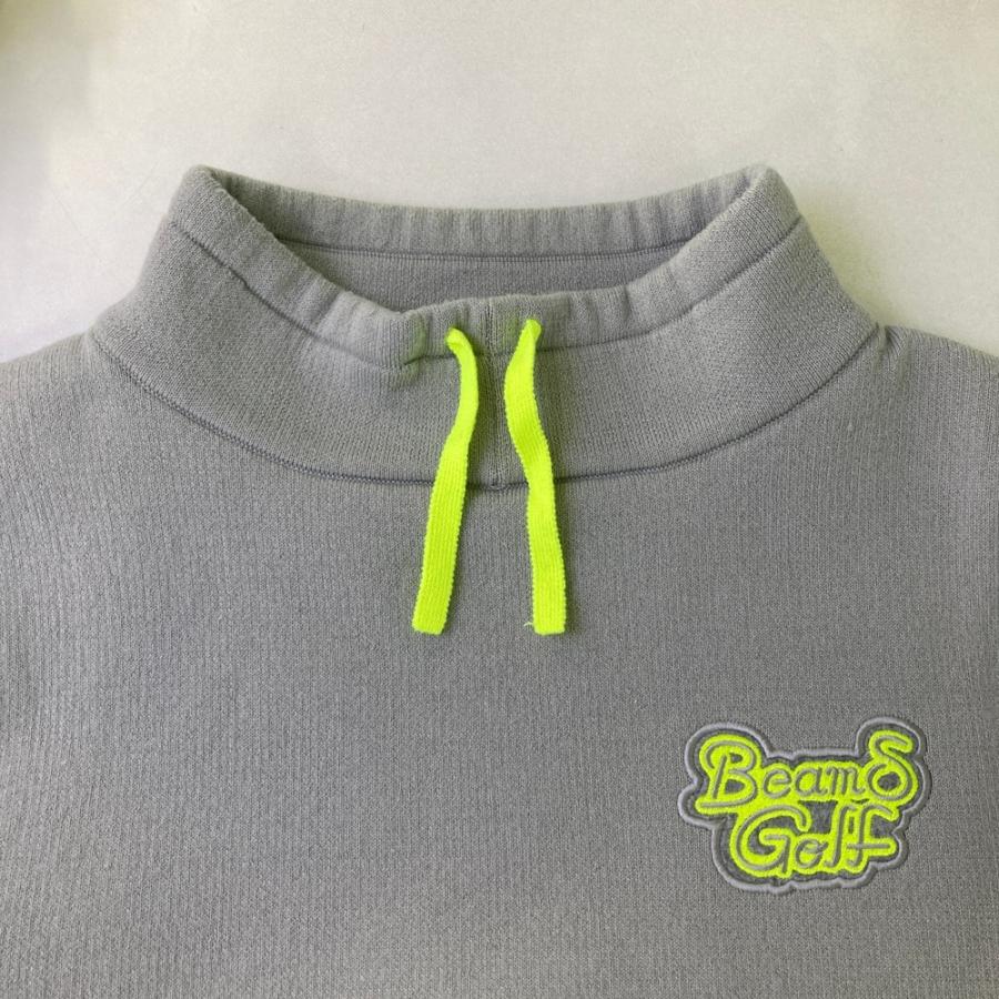 Beamsgolf ビームスゴルフ グレー クルーネックセーター L BEAMS GOLF（ビームス ゴルフ） 裏地付き長袖ニット グレー系 L ゴルフ
