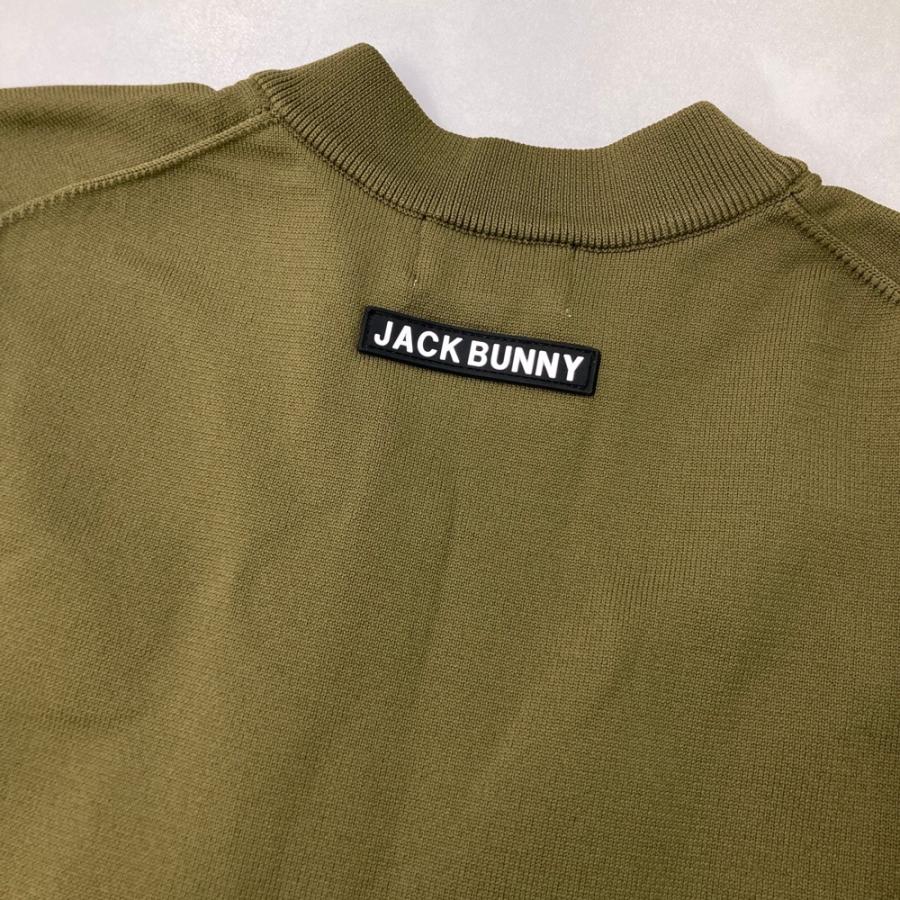 サイズ：1 JACK BUNNY ジャックバニー  半袖 ニットワンピース  カーキ系 [240101522487] ゴルフウェア レディース ストスト Jack Bunny!!（ジャックバニー） JACK BUNNY 半袖 ニットワンピース