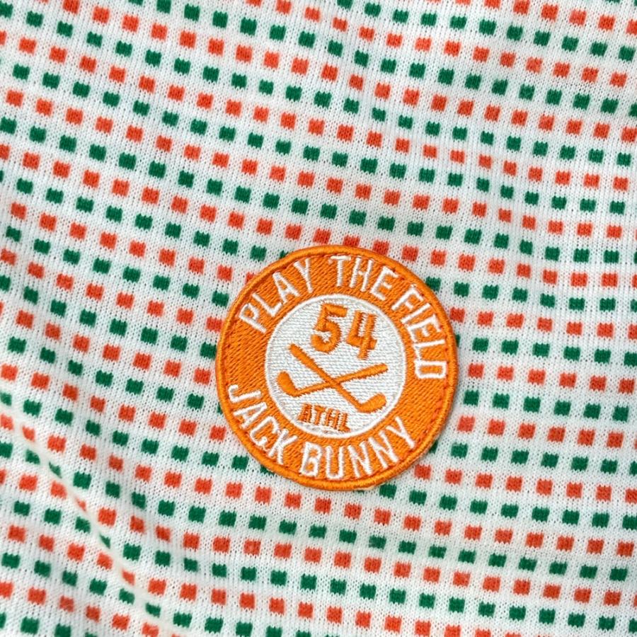 Jack Bunny!! チェッカー柄 ポロシャツ サイズ6 Jack Bunny!!（ジャックバニー） JACK BUNNY 半袖ポロシャツ チェック