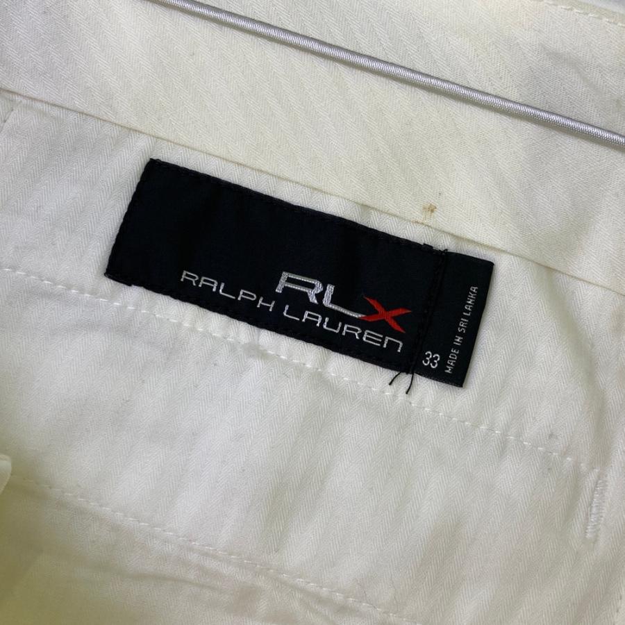 RLX ラルフローレン ロングパンツ ホワイト系 33 ゴルフウェア メンズ