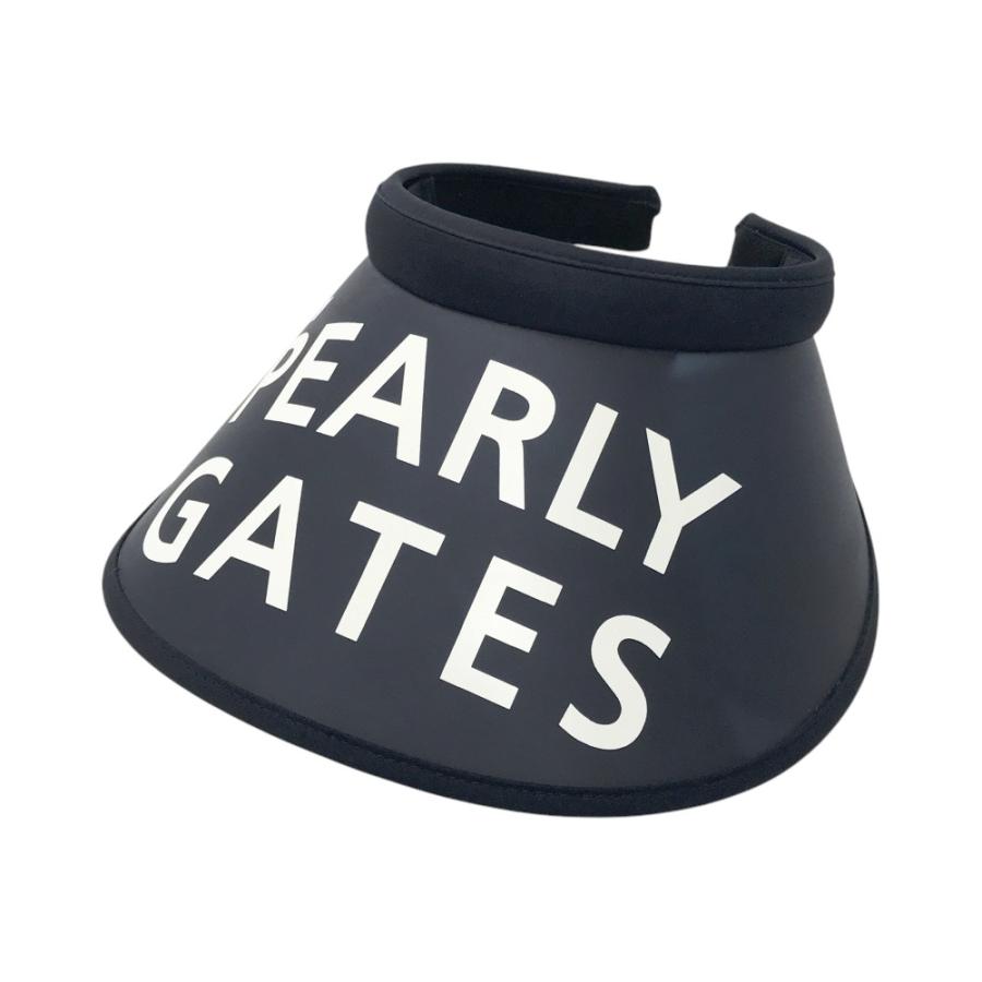 PEARLY GATES（パーリーゲイツ） つば広サンバイザー ニコちゃん