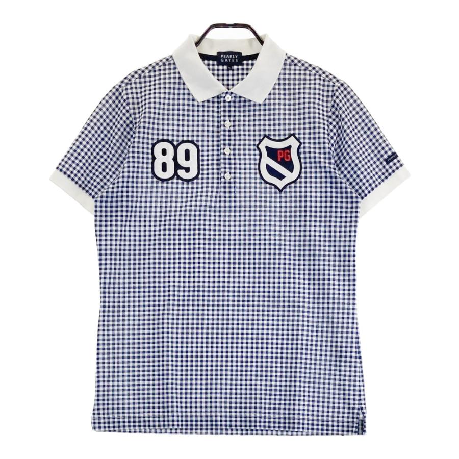 PEARLY GATES パーリーゲイツ パームツリー柄ポロシャツ サイズ6 PEARLY GATES パーリーゲイツ パームツリー柄ポロシャツ サイズ6