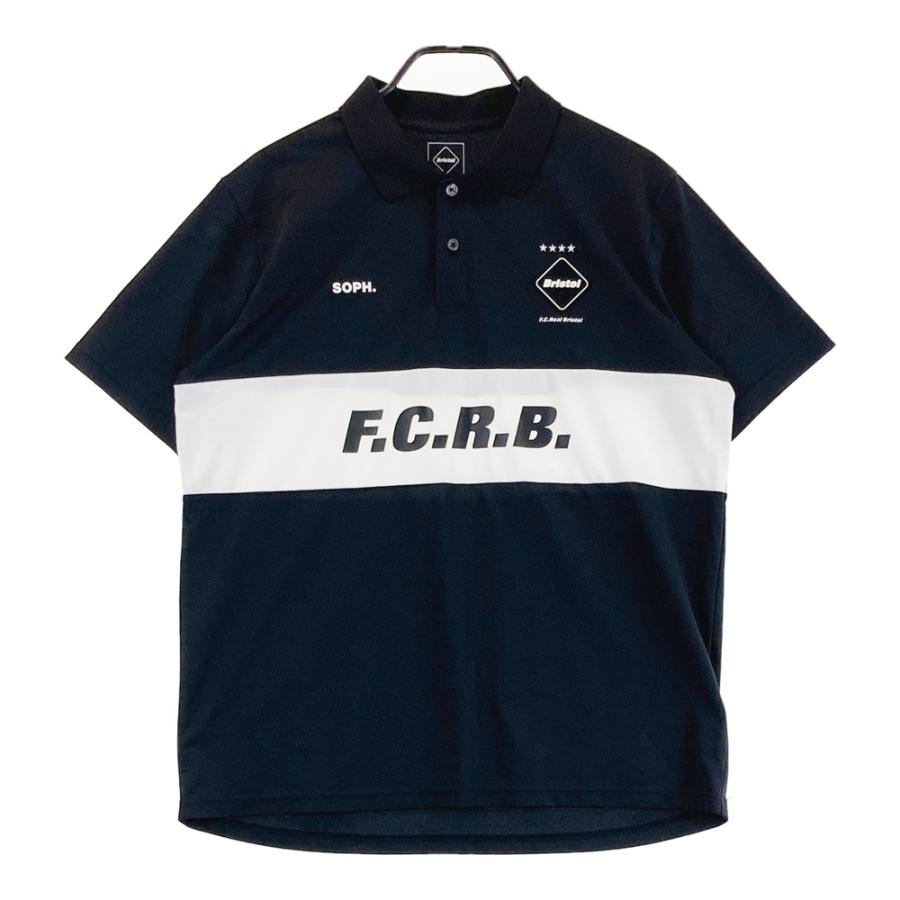 Bristol 黒 ポロシャツ M F.C.Real Bristol エフシーレアルブリストル 半袖ポロシャツ