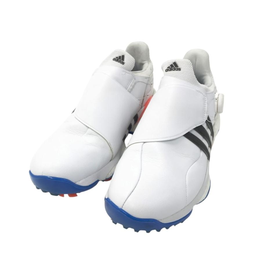 【美品】 アディダス ゴルフシューズ TOUR360 BOA 白 26cm ADIDAS GOLF アディダスゴルフ GY5336 Tour360 22 ゴルフシューズ BOA