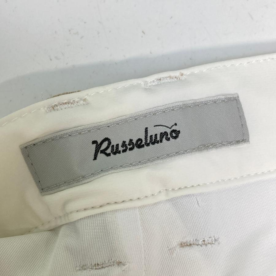 Russeluno（ラッセルノ） 裏地付 フロントパンツ ルチャ ホワイト系 7