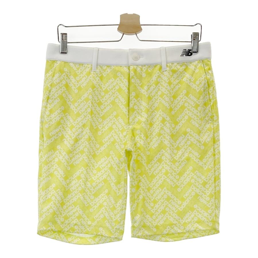 新品タグ付き未使用　NEW BALANCE GOLF 総柄　ゴルフハーフパンツ4 NEW BALANCE GOLF ニューバランス ハーフパンツ ロゴ総柄