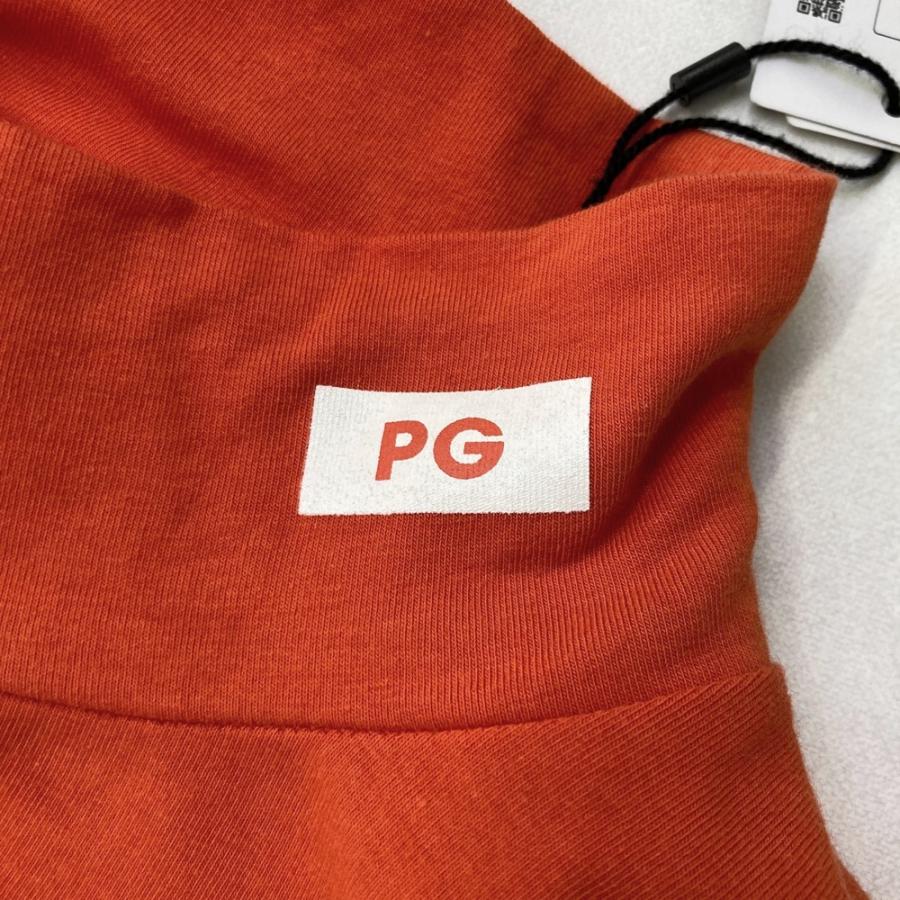サイズ：6 PEARLY GATES パーリーゲイツ 053-4166111/2024年モデル ハイネック 長袖Tシャツ  オレンジ系 [240101523526] ゴルフウェア メンズ ストスト 新品】PEARLY GATES パーリーゲイツ 053-4166111/2024年モデル