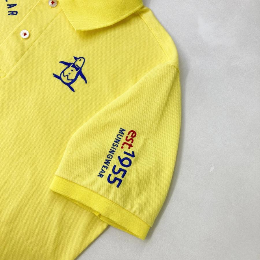 Munsingwear（マンシングウェア） MGMNJA12 半袖ポロシャツ イエロー系