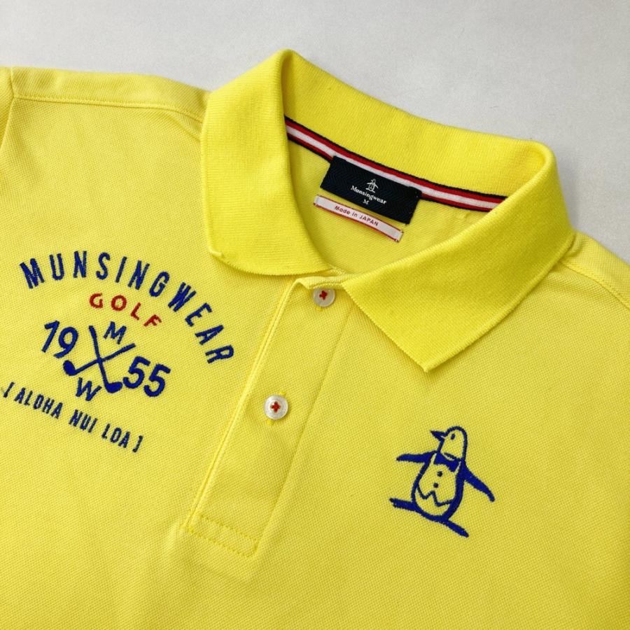 Munsingwear（マンシングウェア） MGMNJA12 半袖ポロシャツ イエロー系