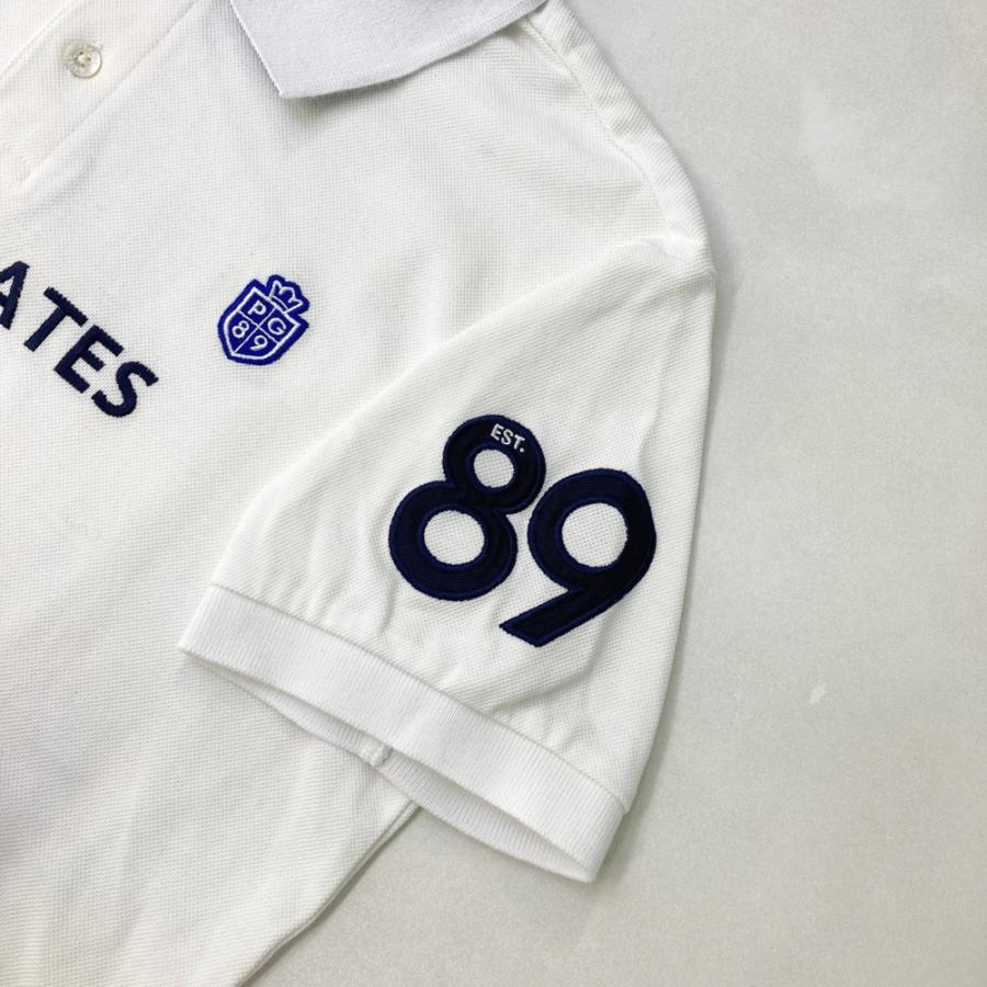 PEARLY GATES ポロシャツ サイズ4 ホワイトパーリーゲイツ　ゴルフ 新品 パーリーケイツゴルフ 半袖ポロシャツ/メンズ/4(M