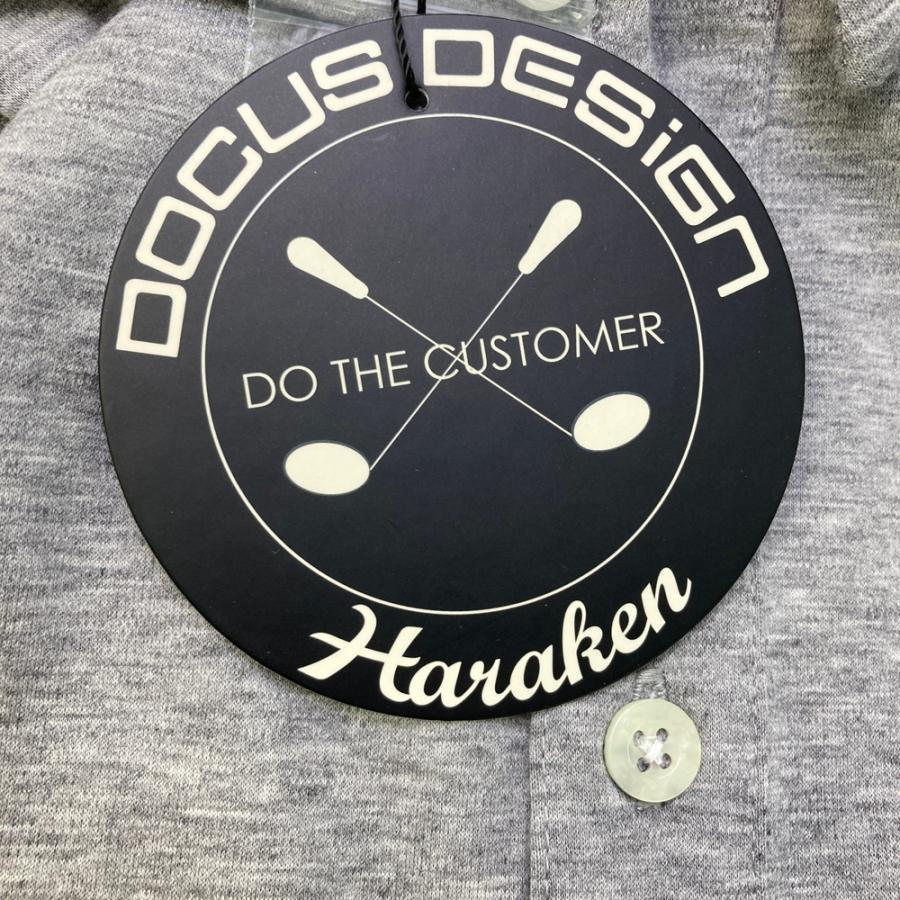 新品】DOCUS ドゥーカス 半袖ポロシャツ ボタンダウン グレー系 M