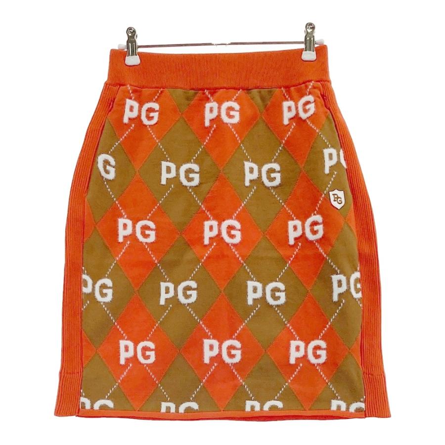 PEARLYGATES 055-1234914 定価35,200円 新品タグ付 新品】PEARLY GATES パーリーゲイツ 055-1234914 ニットスカート ロゴ