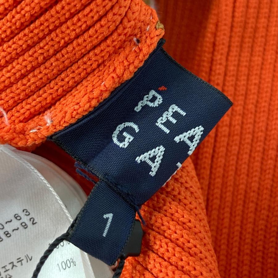 新品● パーリーゲイツ ●アーガイル柄＋モール ニットスカート　オレンジ/S 新品】PEARLY GATES パーリーゲイツ 055-1234914 ニットスカート