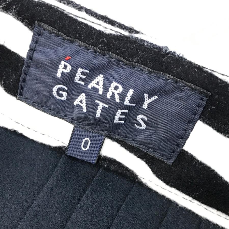 サイズ：0 PEARLY GATES パーリーゲイツ 055-1234034 ミドルプリーツ切替スカート ロゴ×ゼブラ柄 ホワイト系 [240101523863] ゴルフウェア レディース ストスト 新品】PEARLY GATES パーリーゲイツ 055-1234034 ミドルプリーツ切替