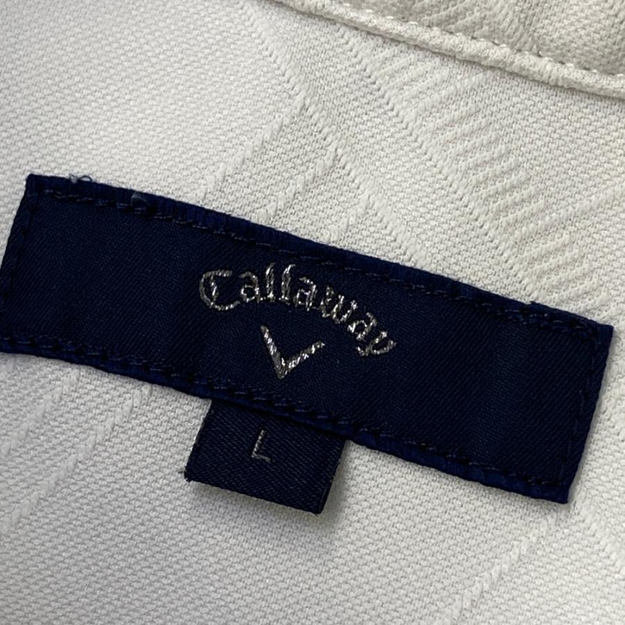 CALLAWAY キャロウェイ 半袖ポロシャツ ボタンダウン 星総柄
