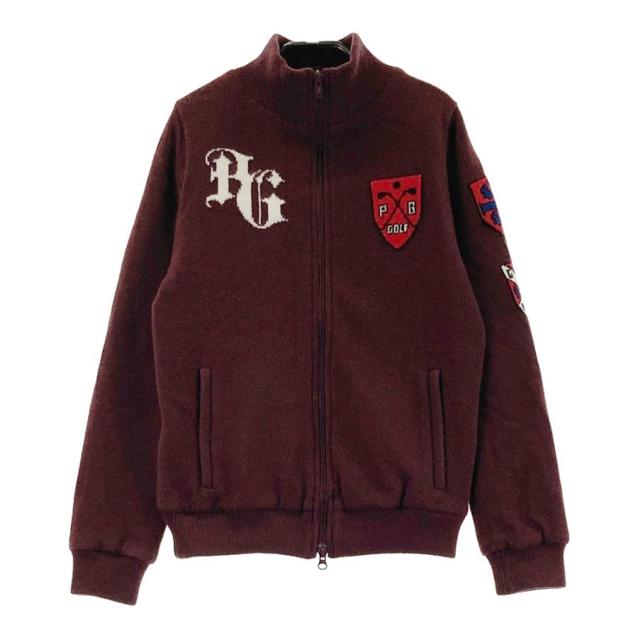 PEARLY GATES - パーリーゲイツ  裏地付き ニットブルゾン　ジャケット　ゴルフウエア PEARLY GATES パーリーゲイツ 裏地付ニットジップジャケット