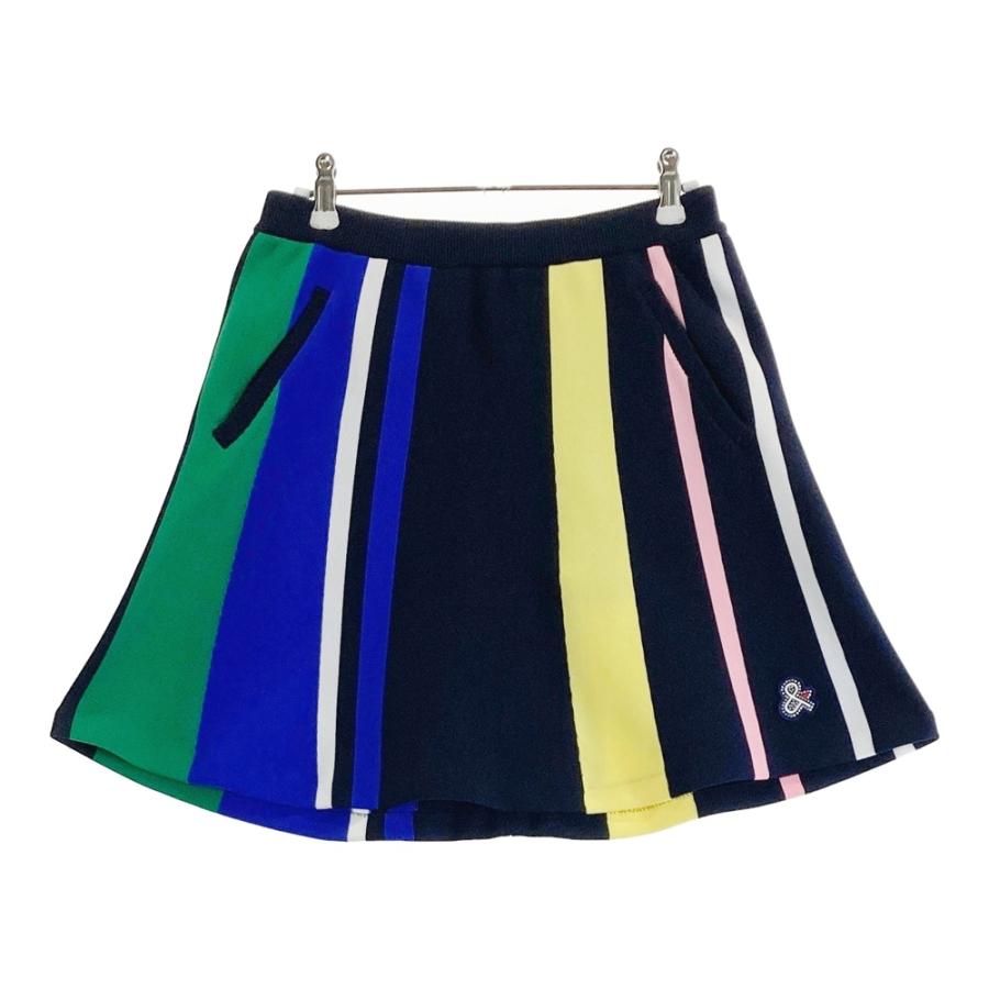 アンパスィ　ネイビー フレアスカート レディース ゴルフ AND PER SE アンパスィ ニットスカート ネイビー系 M ゴルフ