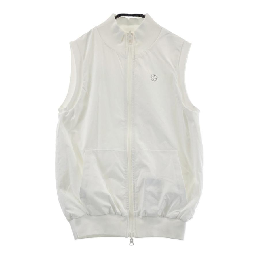 セントアンドリュース　レディース ゴルフ ベスト ホワイト ST ANDREWS セントアンドリュース 2024年モデル リバーシブル