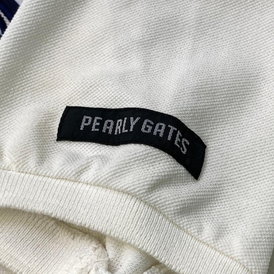 PEARLY GATES（パーリーゲイツ） 半袖ポロシャツ ホワイト系 0 ゴルフ