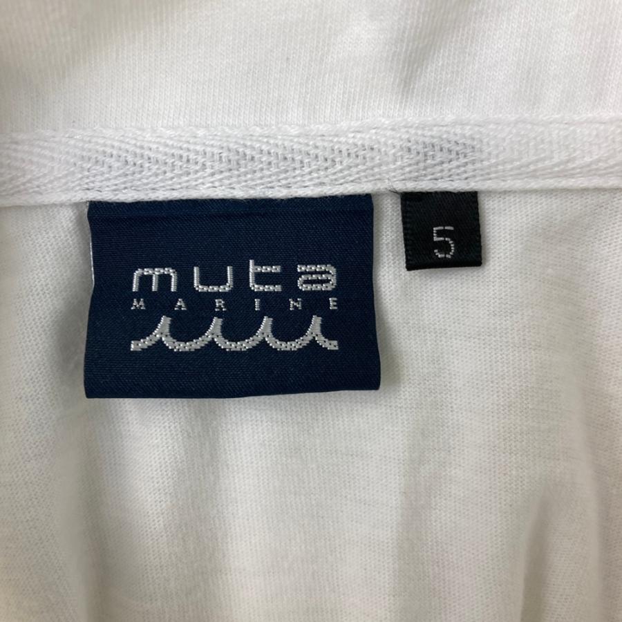 MUTA MARINE ムータマリン 半袖ポロシャツ ホワイト系 5 ゴルフ