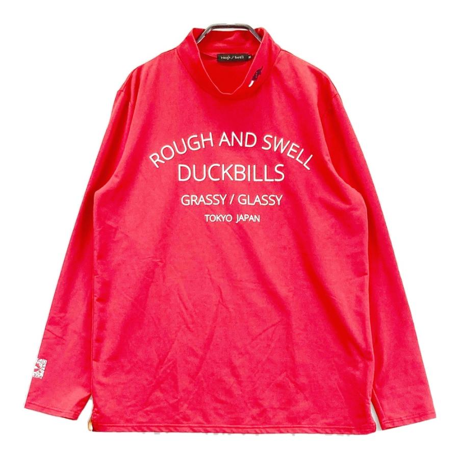 ROUGH&SWELL ラフアンドスウェル ハイネック 長袖Tシャツ レッド系 M