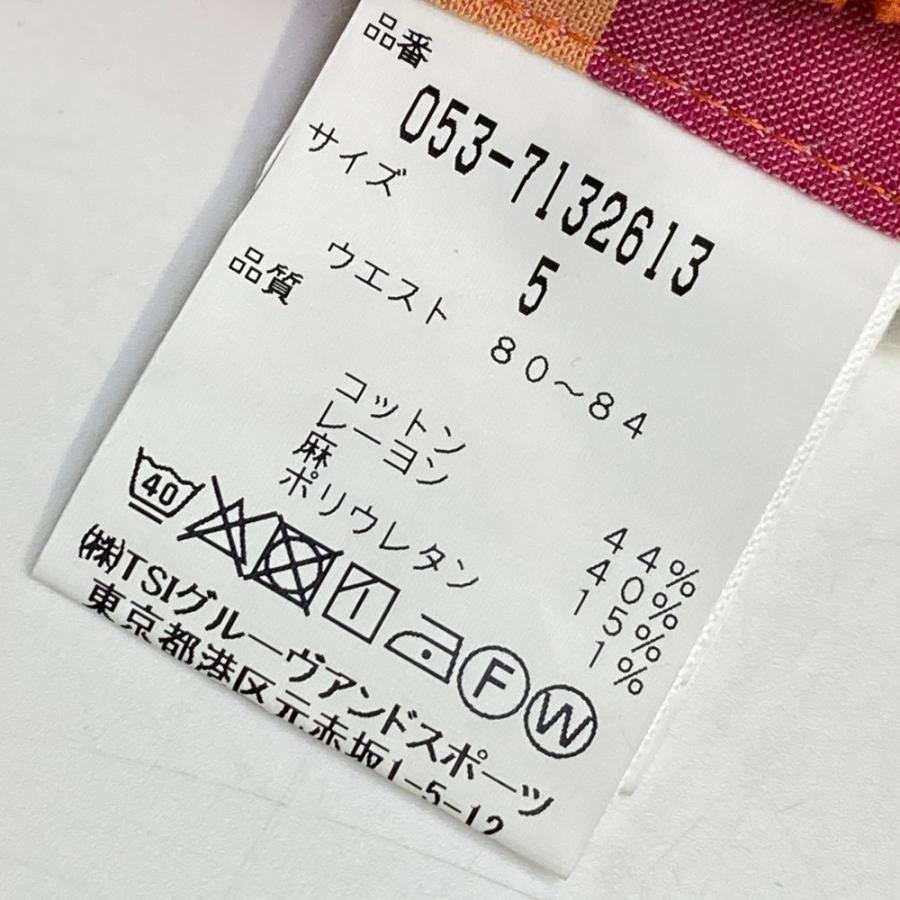 PEARLY GATES パーリーゲイツ ハーフパンツ チェック柄 オレンジ