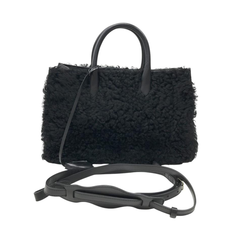 ✨未使用級✨バレンシアガ パドロックヌード カーフ 2WAY ブラック×ブルー