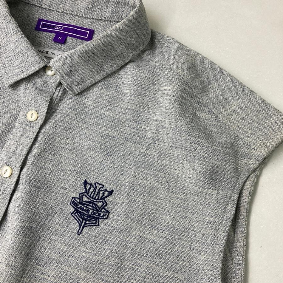 Beams Golf ノースリーブポロシャツ ネイビー BEAMS GOLF ビームスゴルフ ノースリーブポロシャツ ネイビー系