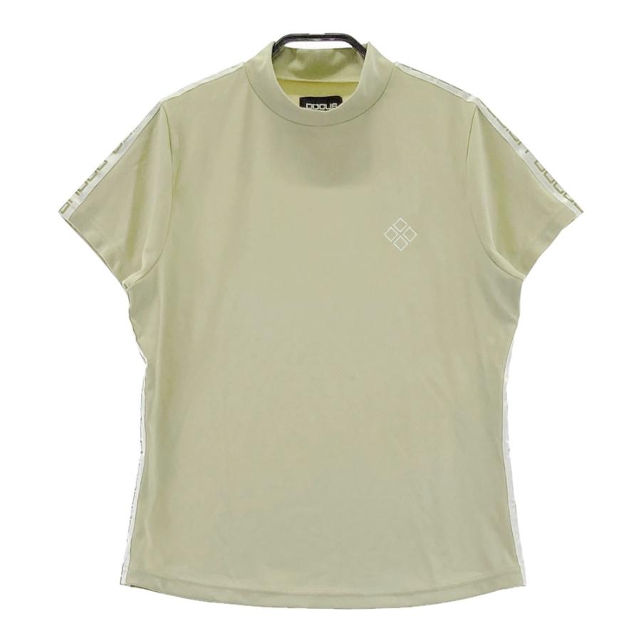 DOCUS（ドゥーカス） 2023年モデル モックネック 半袖Tシャツ ロゴ