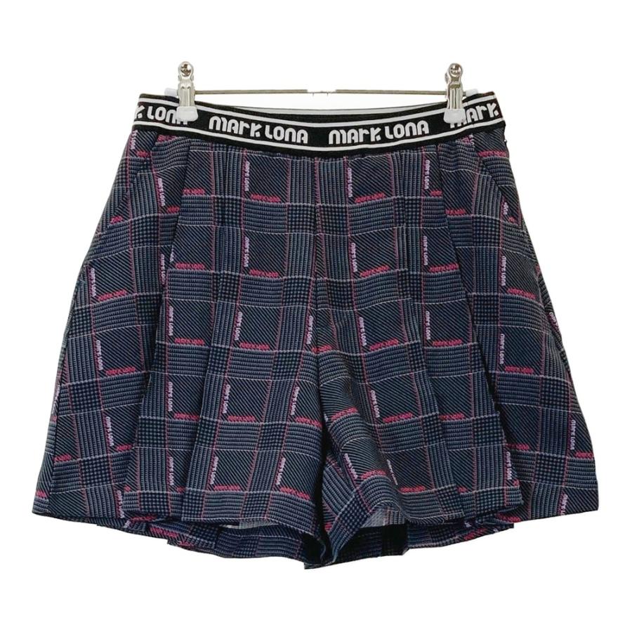 ゴルフキュロットパンツ　マークアンドロナ 美品】MARK&LONA マークアンドロナ キュロットパンツ チェック柄