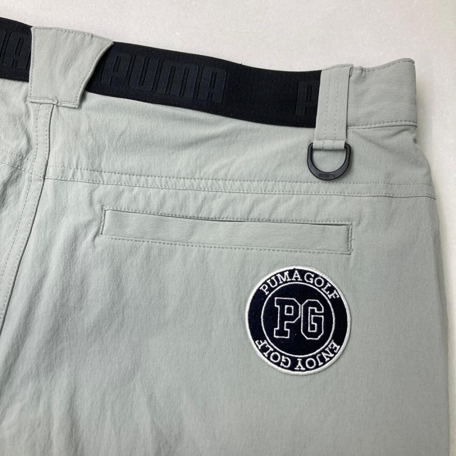 PUMA GOLF プーマゴルフ ナイロン ストレッチパンツ グレー系 L ゴルフ