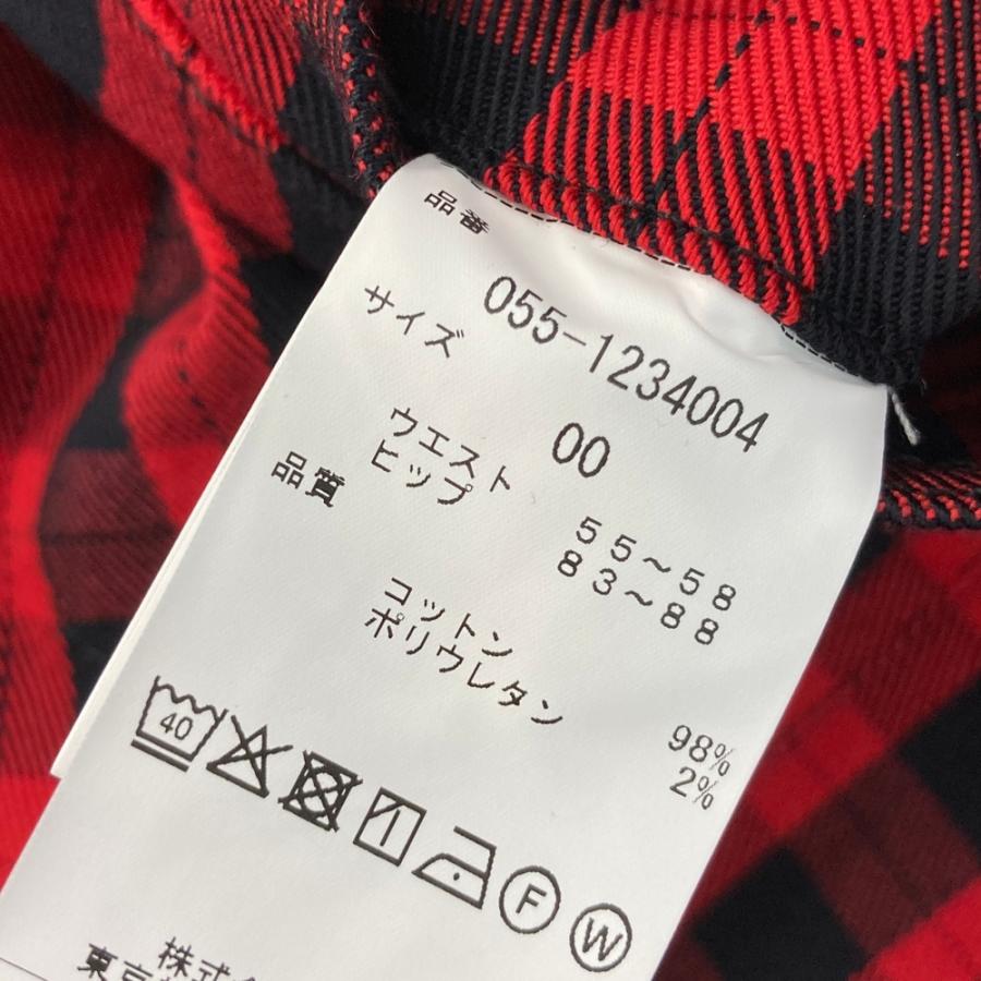サイズ：00 PEARLY GATES パーリーゲイツ 055-1234004 ストレッチスカート チェック柄 レッド系 [240101526053] ゴルフウェア レディース ストスト PEARLY GATES（パーリーゲイツ） 【新品】PEARLY GATES 055-1234004