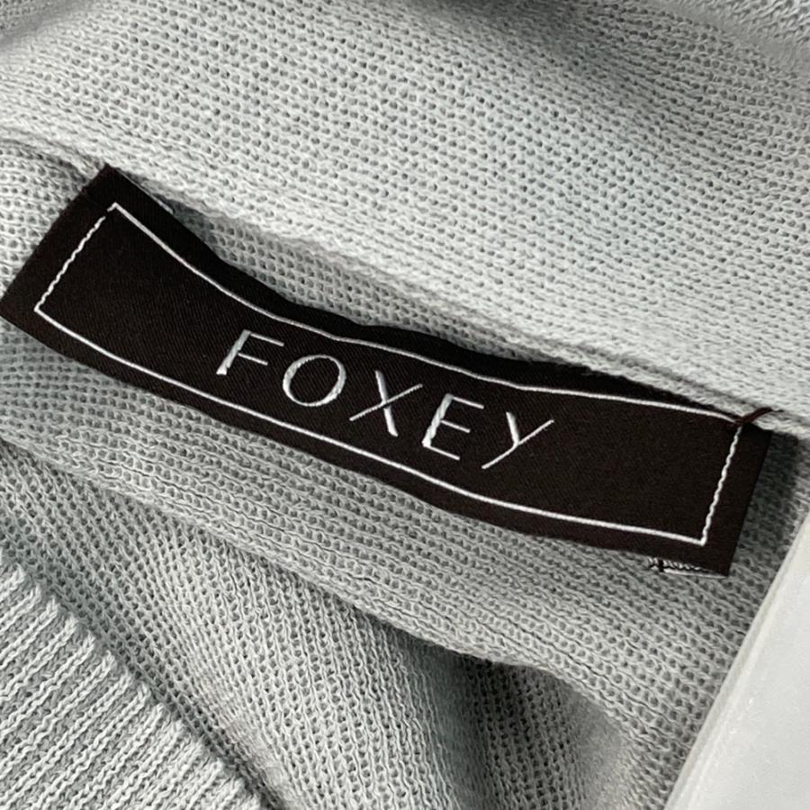 FOXEY フォクシー 43632 ニット カットソー グレー系 40 レディース