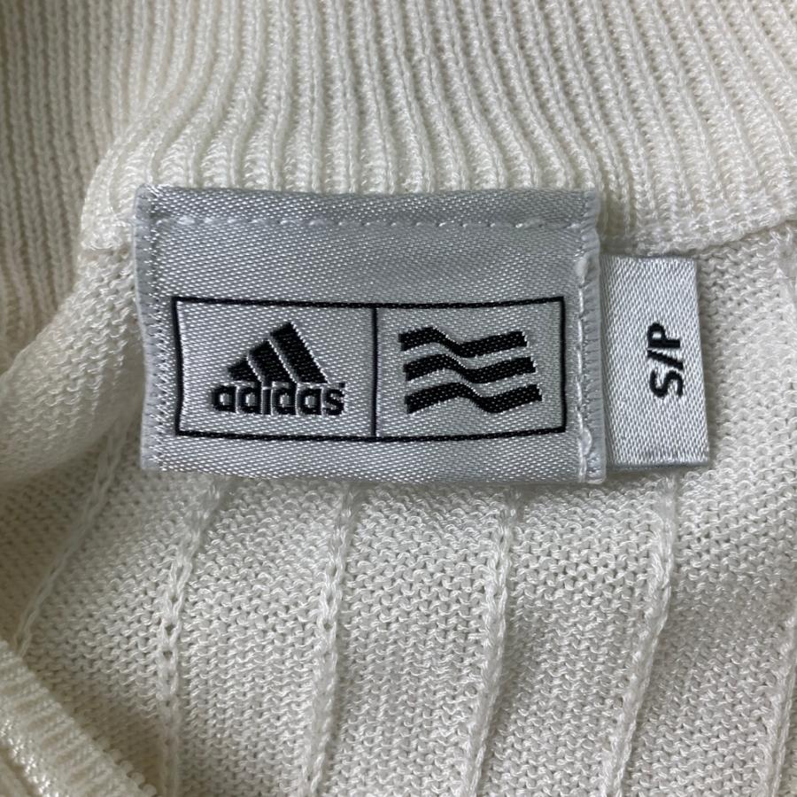 ADIDAS GOLF アディダスゴルフ ニットジップジャケット ホワイト系 S