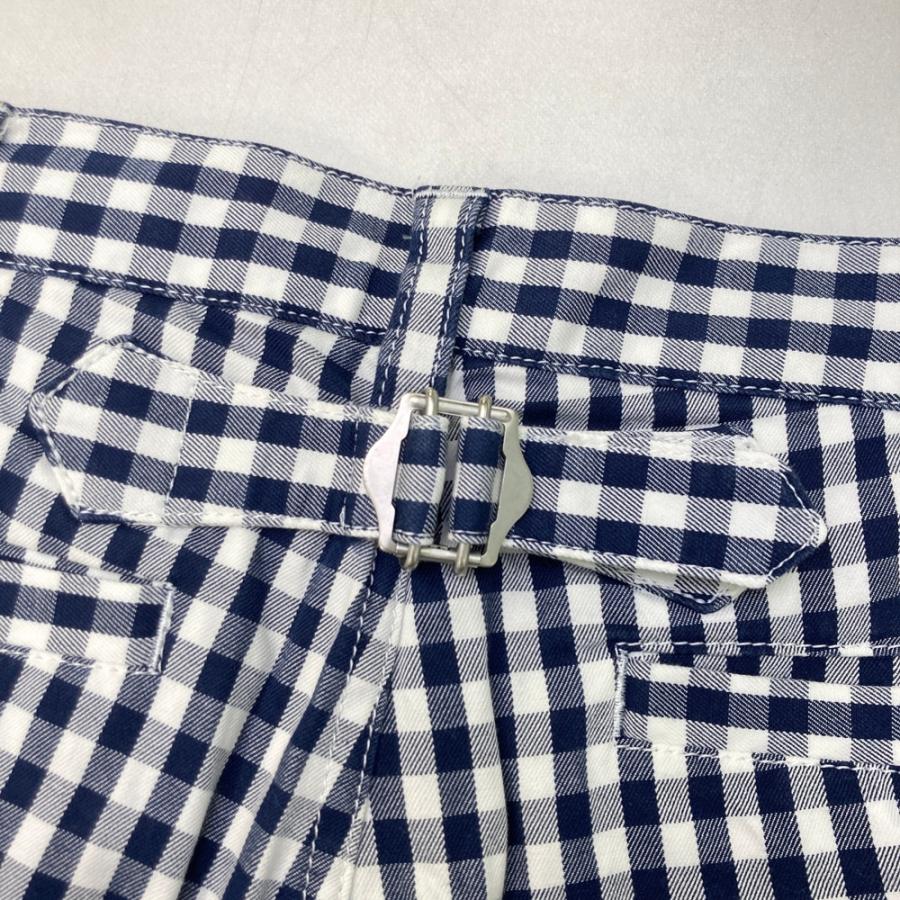 【未使用】rough＆swell チェック柄 ハーフパンツ メンズL ROUGH&SWELL ラフアンドスウェル ストレッチハーフパンツ