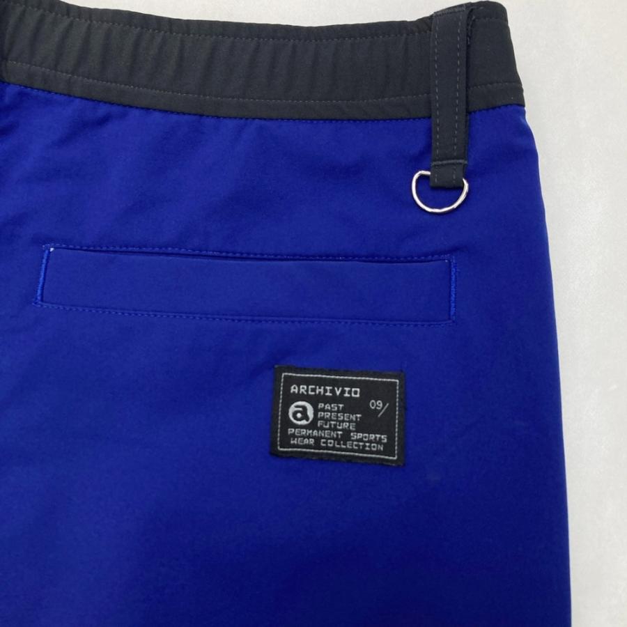 アルチビオ メンズ ハーフパンツ48 archivio アルチビオ ハーフパンツ ネイビー ロゴ刺しゅう