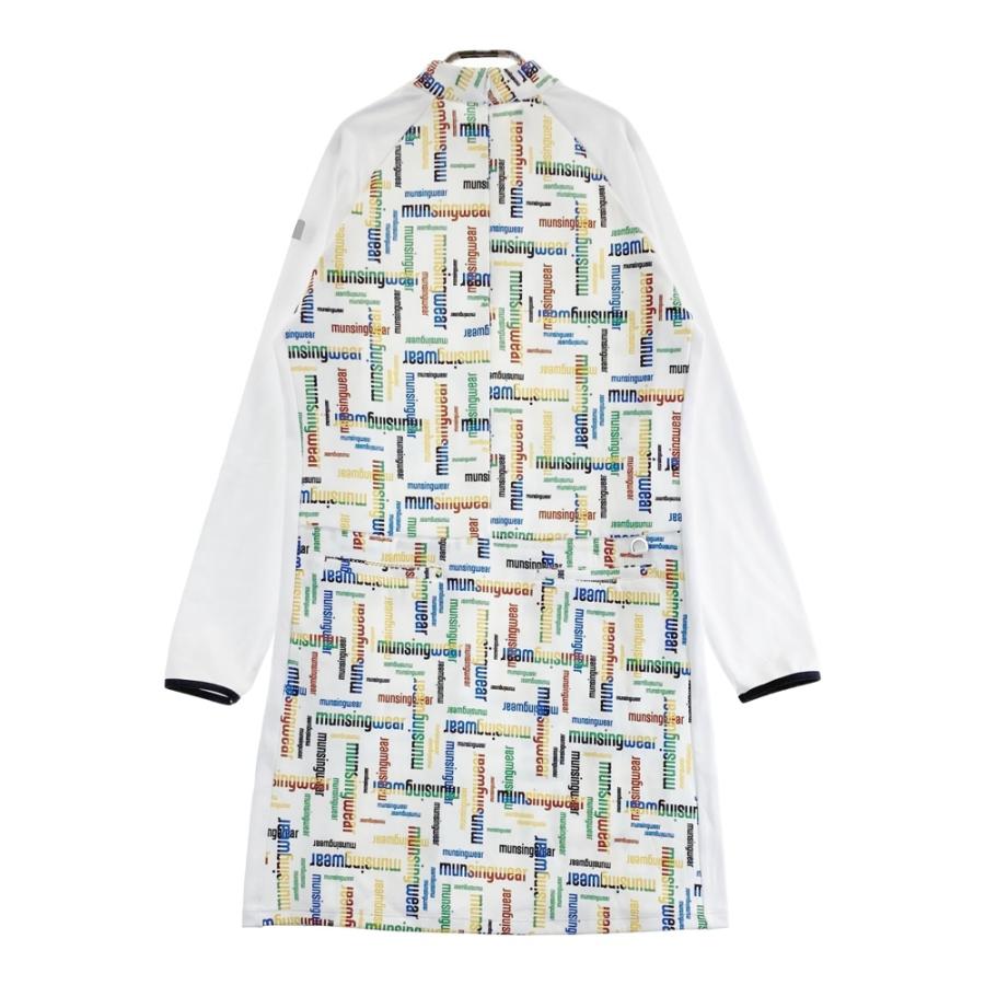 MUNSING WEAR マンシングウェア 長袖ワンピース ホワイト系 LL