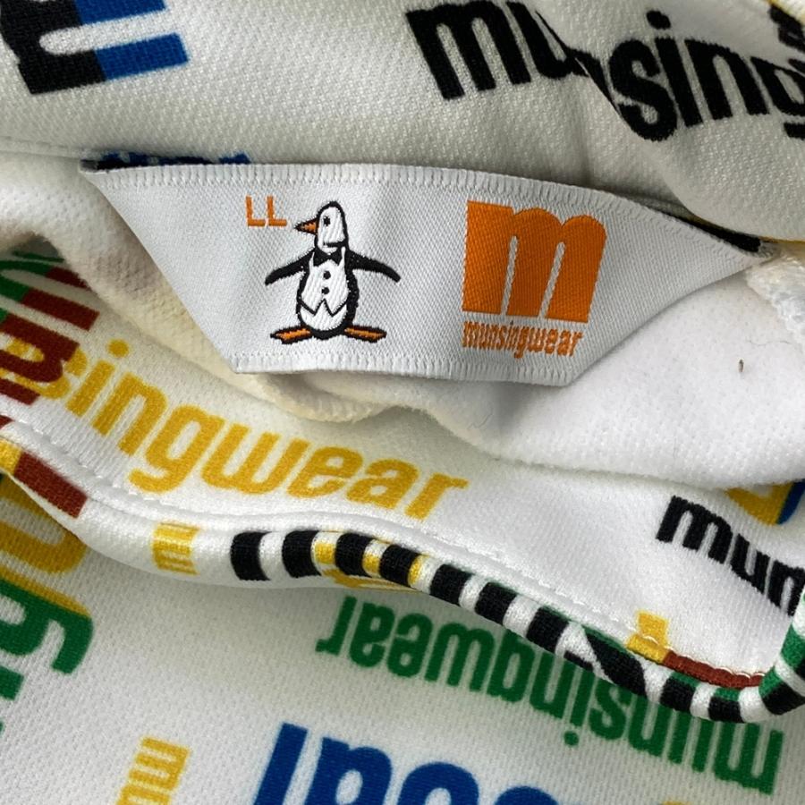 MUNSING WEAR マンシングウェア 長袖ワンピース ホワイト系 LL