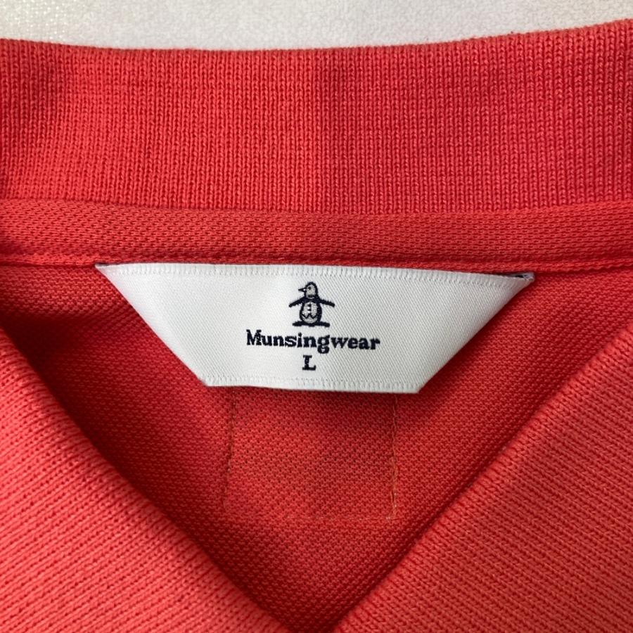 Munsingwear（マンシングウェア） 半袖ポロシャツ オレンジ系 L ゴルフ