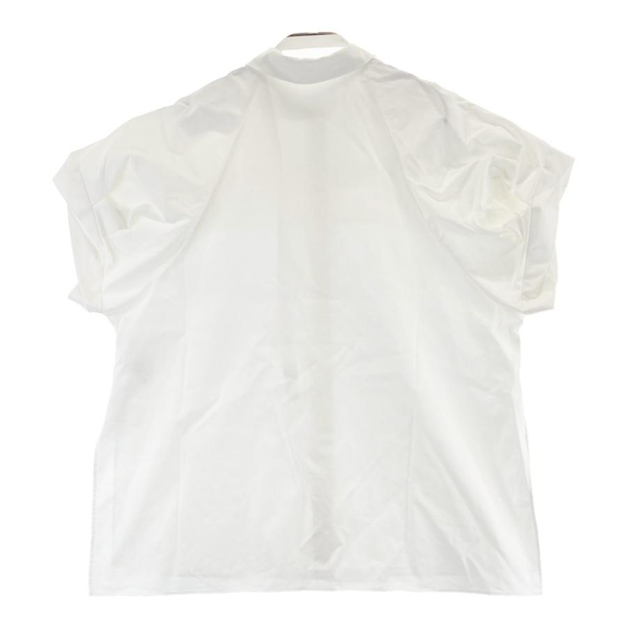 ADORE（アドーア） 25SS 半袖 シャツブラウス 袖ロールアップ ホワイト