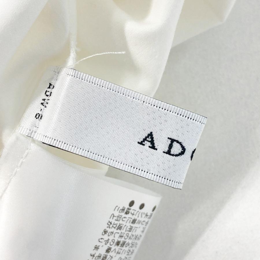 ADORE アドーア 25SS 半袖 シャツブラウス 袖ロールアップ ホワイト系 