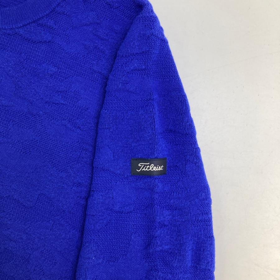TITLEIST タイトリスト 長袖ニットセーター ブルー系 L ゴルフ
