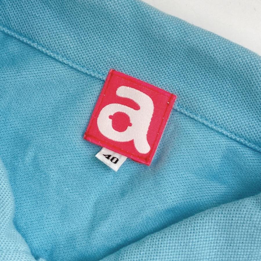 ARCHIVIO アルチビオ 半袖ポロシャツ ブルー系 40 ゴルフウェア
