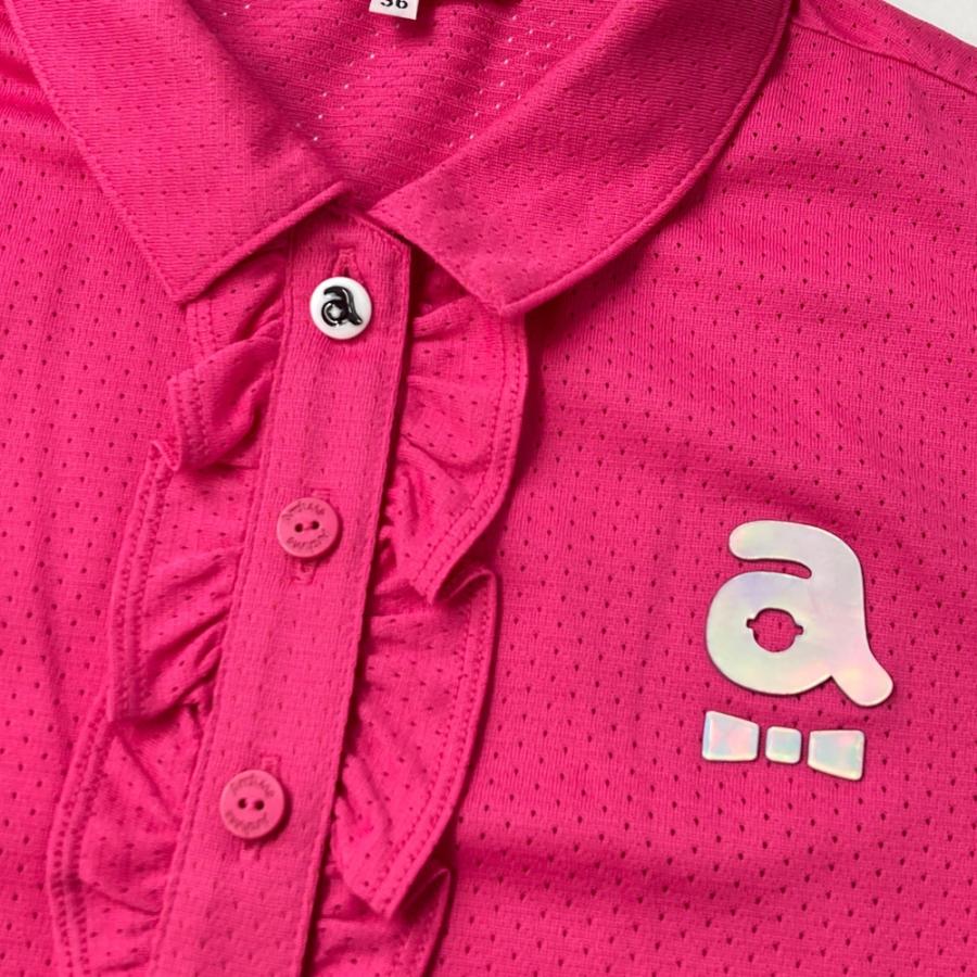 ARCHIVIO アルチビオ ノースリーブポロシャツ ピンク系 36