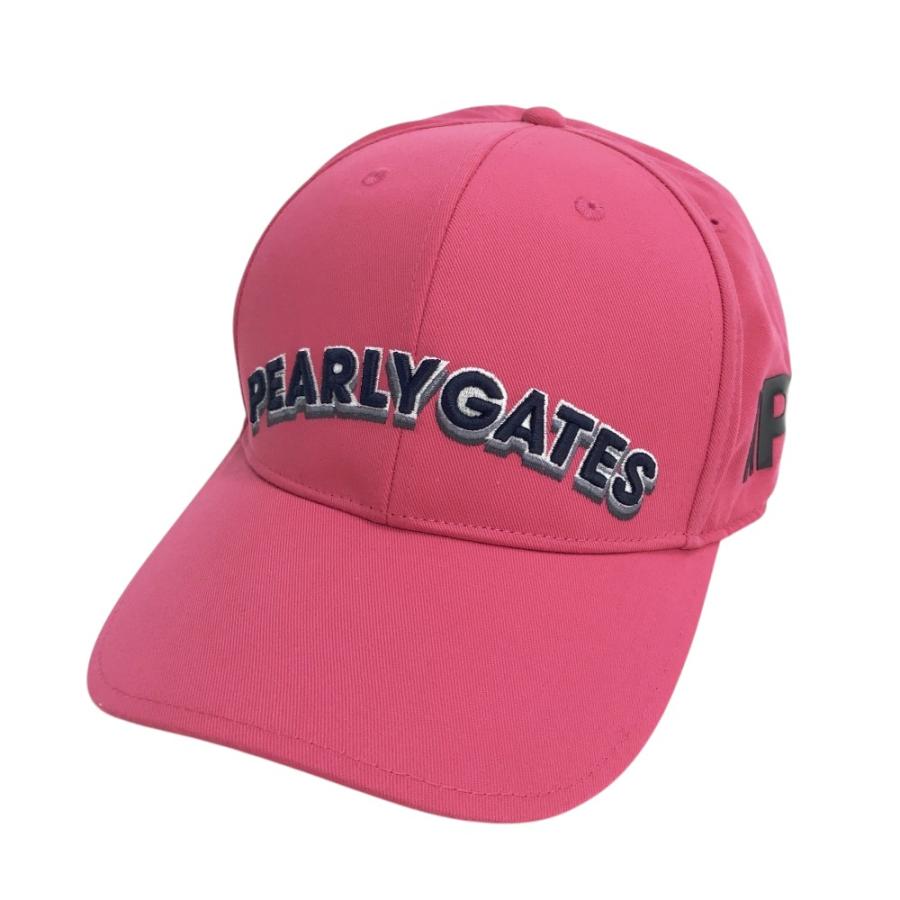 新品】PEARLY GATES パーリーゲイツ キャップ ピンク系 FR ゴルフ
