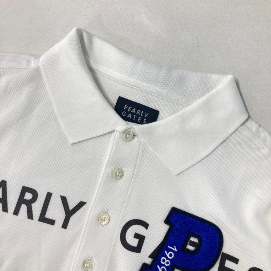 新品　PEARLY GATES パーリーゲイツ　ポロシャツ　白　2024年製 PEARLY GATES パーリーゲイツ 2024年モデル 半袖ポロシャツ