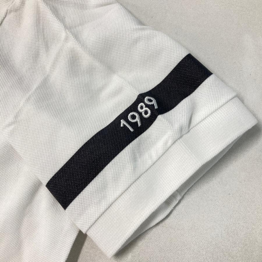 新品　PGG パーリーゲイツ　ポロシャツ　半袖　背中ロゴ　ホワイト　サイズ5 reonard_1-240001203783